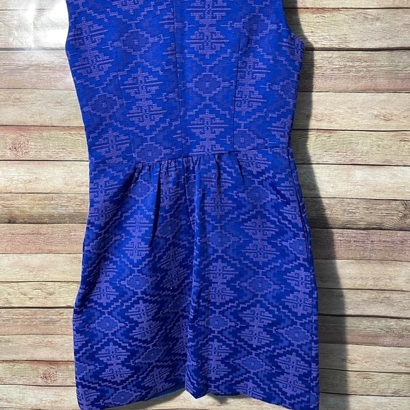 Maeve Anthropologie Averie Dress Womens  Jacquard Embroidered  Sleeveless Size 0 - Picture 10 of 10